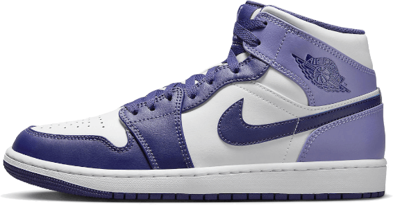 Nike Air Jordan 1 Mid Blueberry Paars