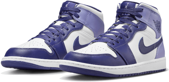 Nike Air Jordan 1 Mid Blueberry Paars