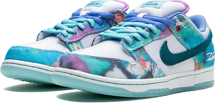 Nike Nike SB Dunk Low Futura Laboratories Bleached Aqua Blauw