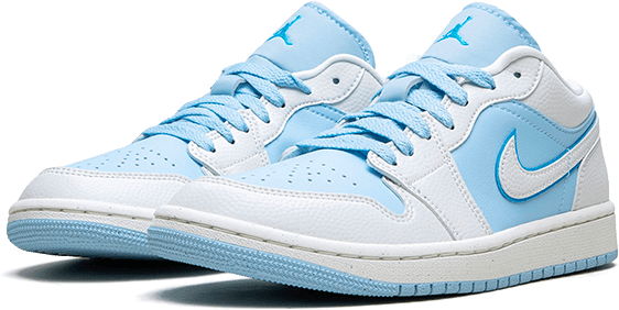 Nike Air Jordan 1 Low SE Reverse Ice Blue Blauw