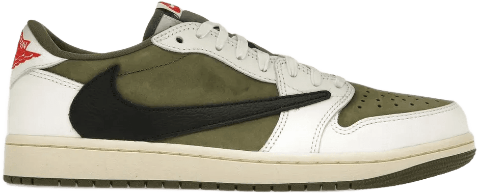 Nike Air Jordan 1 Retro Low OG SP Travis Scott Medium Olive Groen