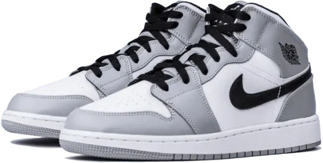 Nike Air Jordan 1 Mid Light Smoke Grey Grijs