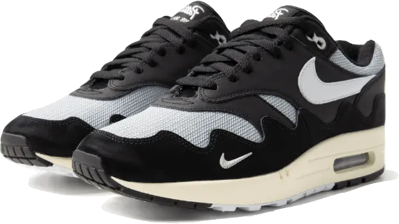Nike Air Max 1 Patta Black Grey Zwart