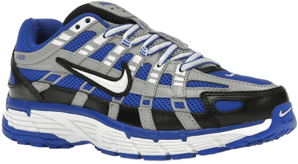 Nike P-6000 Racer Blue Flat Silver Blauw