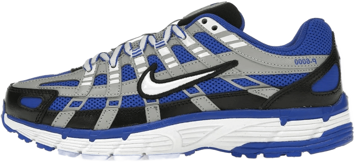 Nike P-6000 Racer Blue Flat Silver Blauw