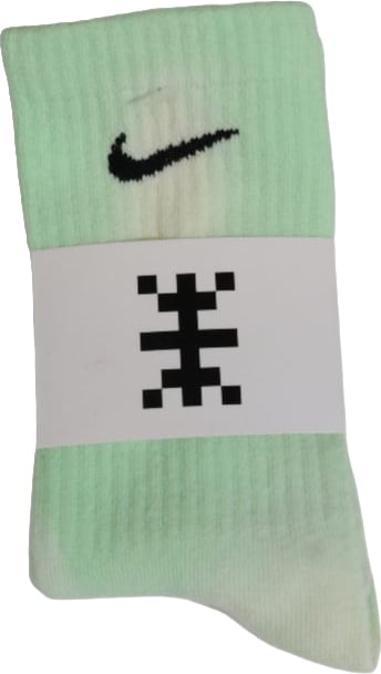 Nike Green Cotton Socks Groen