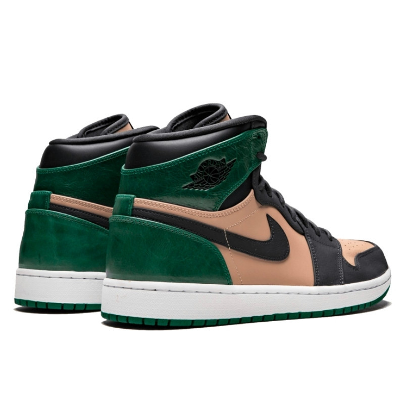 Nike Air Jordan 1 Retro High Bio Beige Anthracite Mystic Green Groen