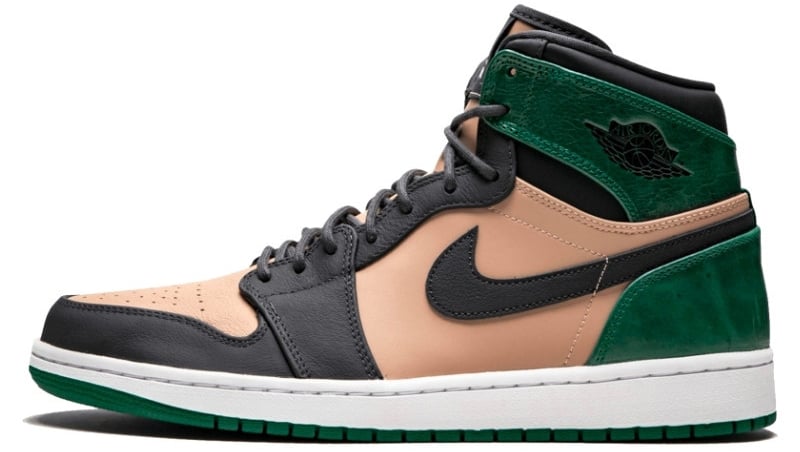 Nike Air Jordan 1 Retro High Bio Beige Anthracite Mystic Green Groen