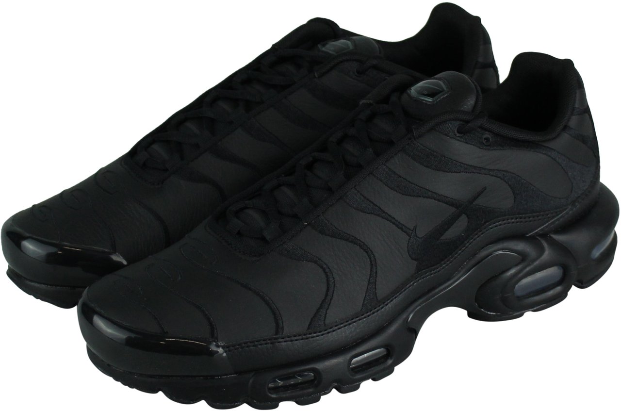 Nike Nike Air Max Plus 'Triple Black Leather' Zwart