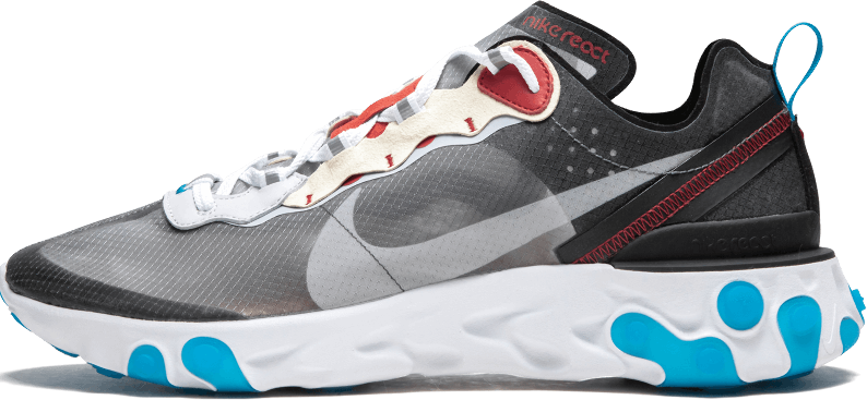 Nike Nike React Element 87 Dark Grey Photo Blue Wit