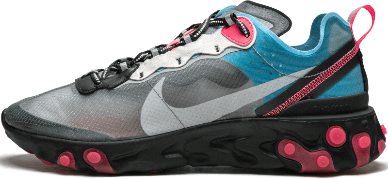 Nike Nike React Element 87 Solar Red Zwart