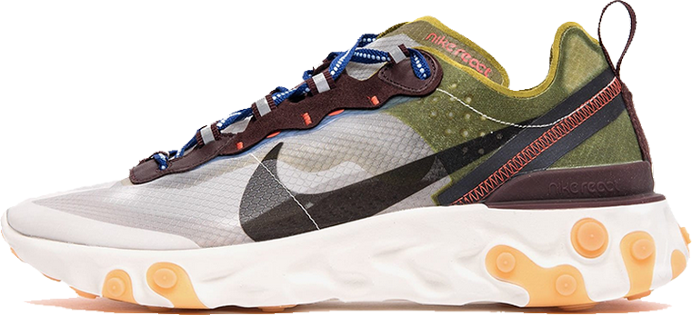 Nike Nike React Element 87 Moss Zwart