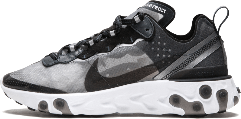 Nike Nike React Element 87 Anthracite Zwart