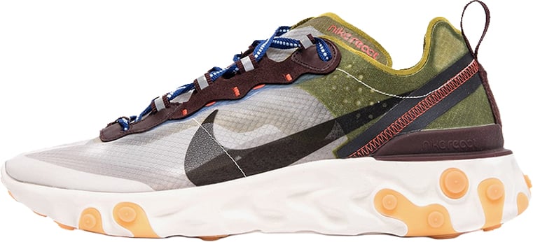 Nike Nike React Element 87 Moss Donkergroen