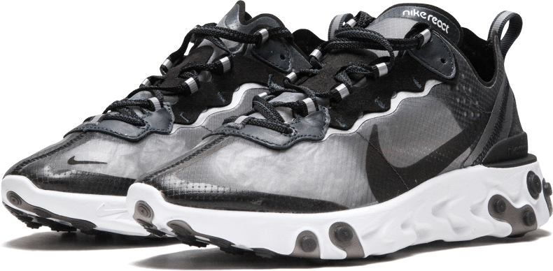 Nike Nike React Element 87 Anthracite Zwart