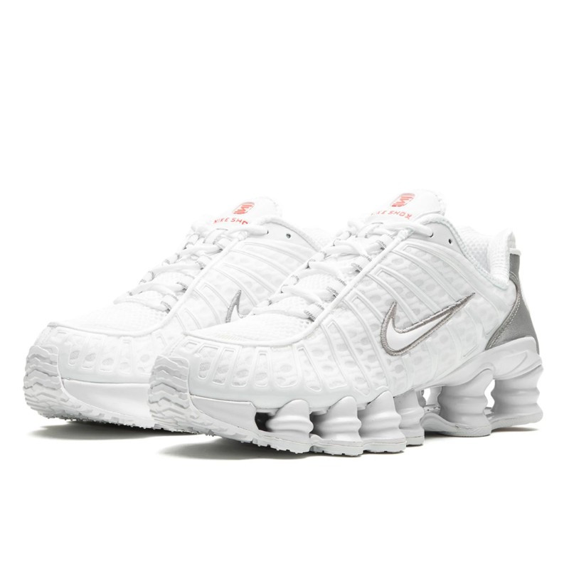 Nike Nike Shox TL White Metallic Silver Orange Wit