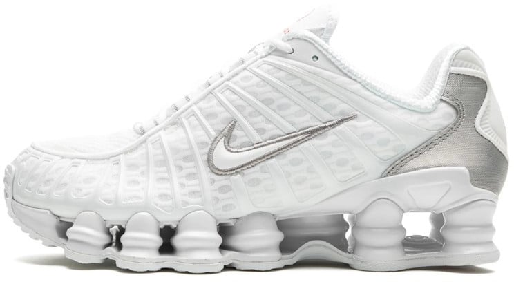 Nike Nike Shox TL White Metallic Silver Orange Wit