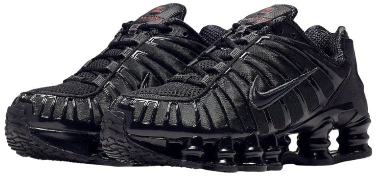Nike Nike Shox TL Black Max Orange Zwart