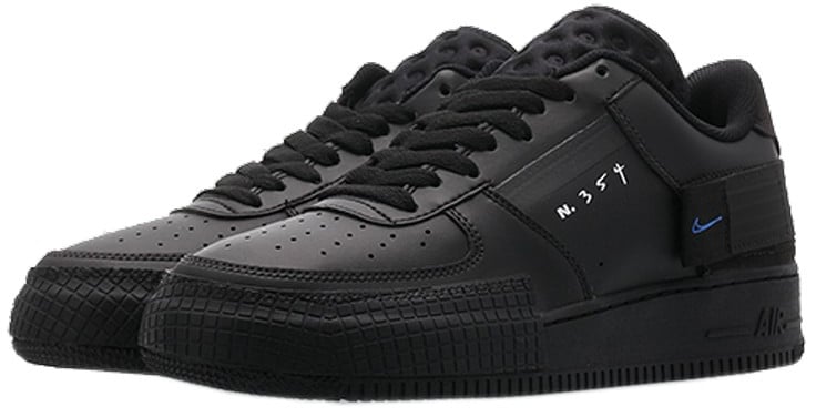 Nike Nike Air Force 1 Drop Type Triple Black Zwart