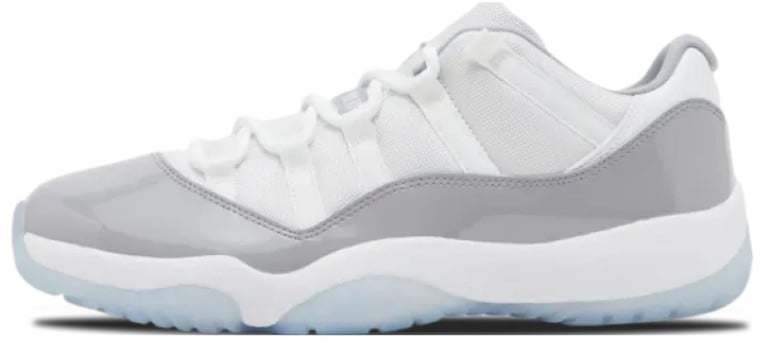 Nike Air Jordan 11 Retro Low Cement Grey Wit