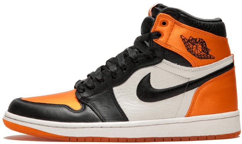 Nike Air Jordan 1 Retro High Satin Shattered Backboard Zwart