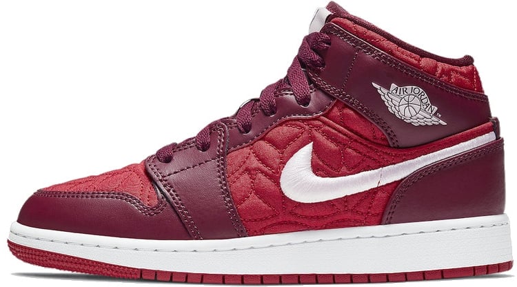Nike Air Jordan 1 Mid SE Red Quilt Rood