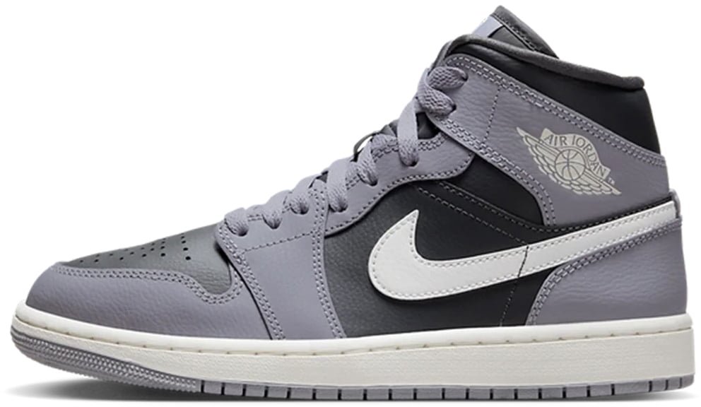 Nike Air Jordan 1 Mid 'Cement Grey' (Women's) Grijs