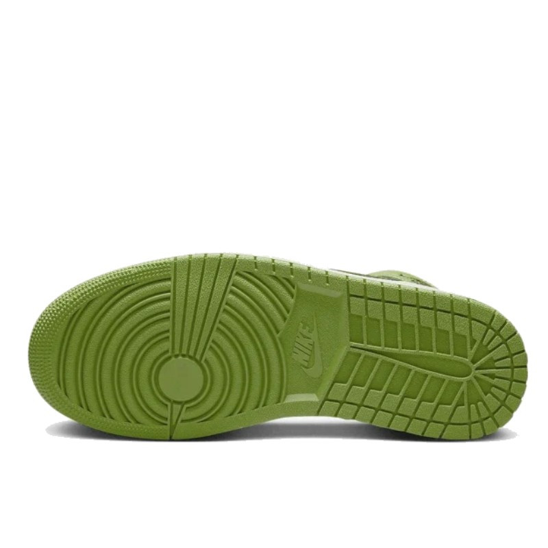 Nike Air Jordan 1 Mid Altitude Green Zwart