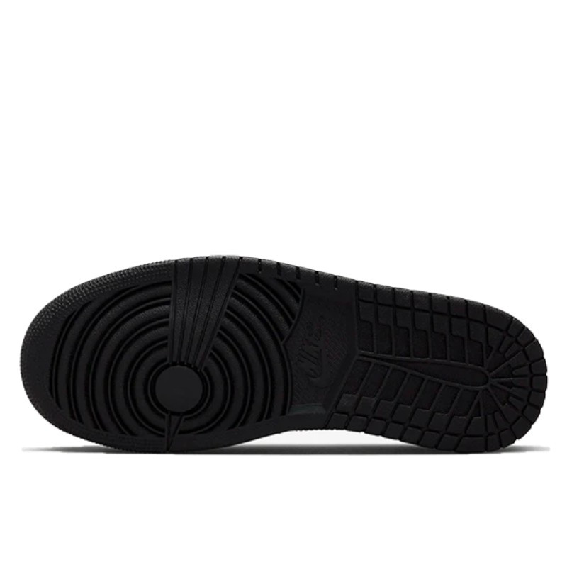 Nike Air Jordan 1 Mid Black Gym Red Zwart