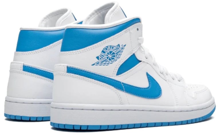Nike Air Jordan 1 Mid UNC University Blue Wit