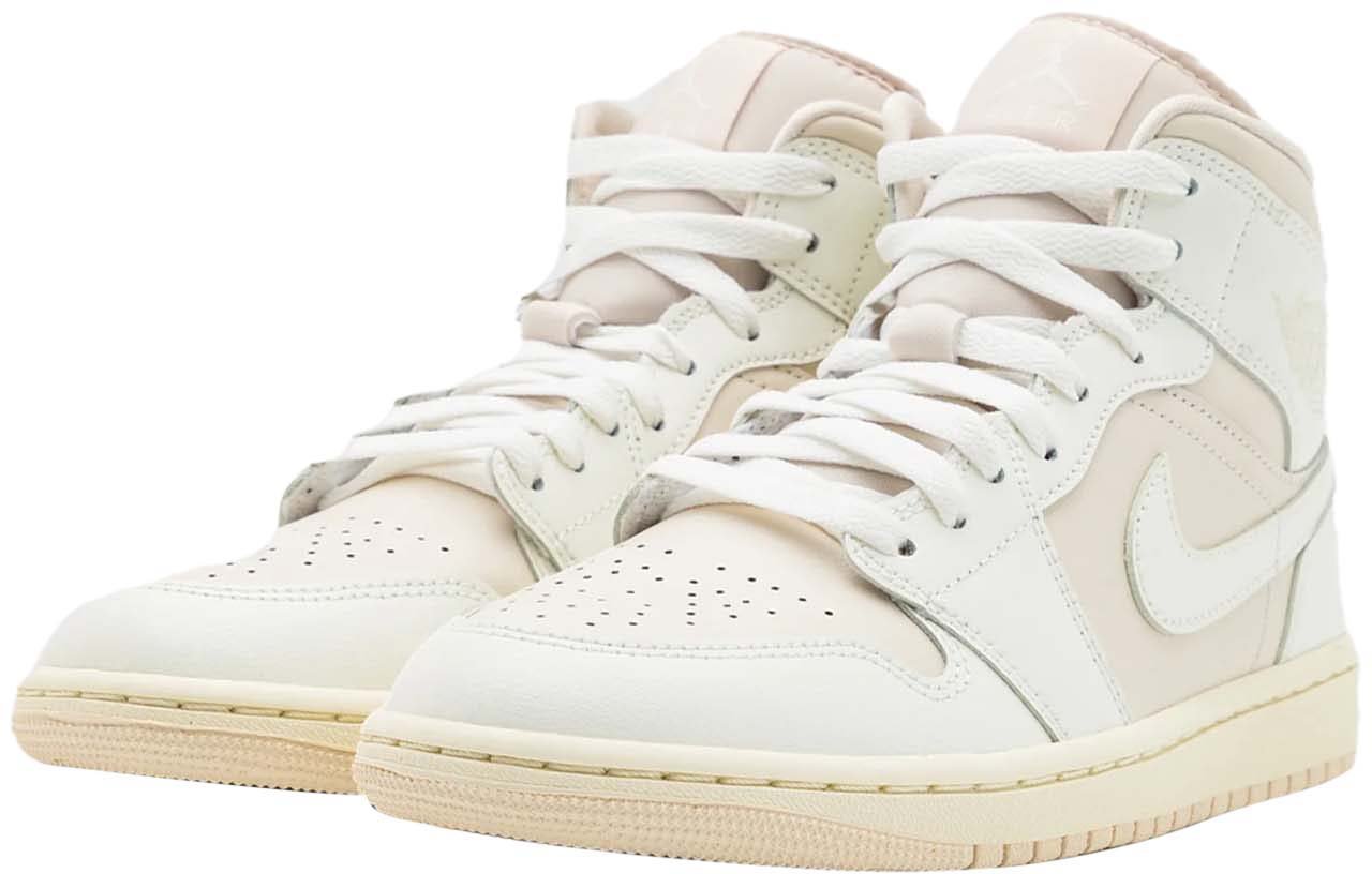 Nike Air Jordan 1 Mid Schoen Legend Light Brown (wmns) Blauw