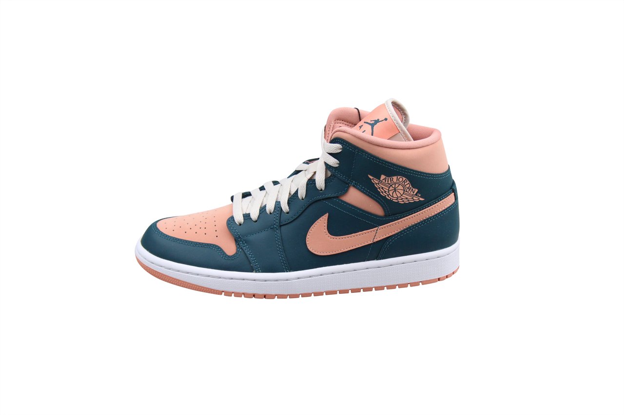 Nike Air Jordan 1 Mid 'Dark Teal' (W) Blauw