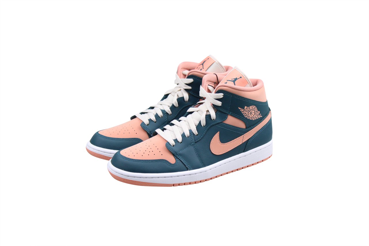 Nike Air Jordan 1 Mid 'Dark Teal' (W) Blauw