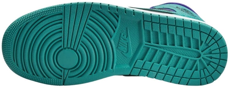 Nike Air Jordan 1 Mid Black Grape Zwart