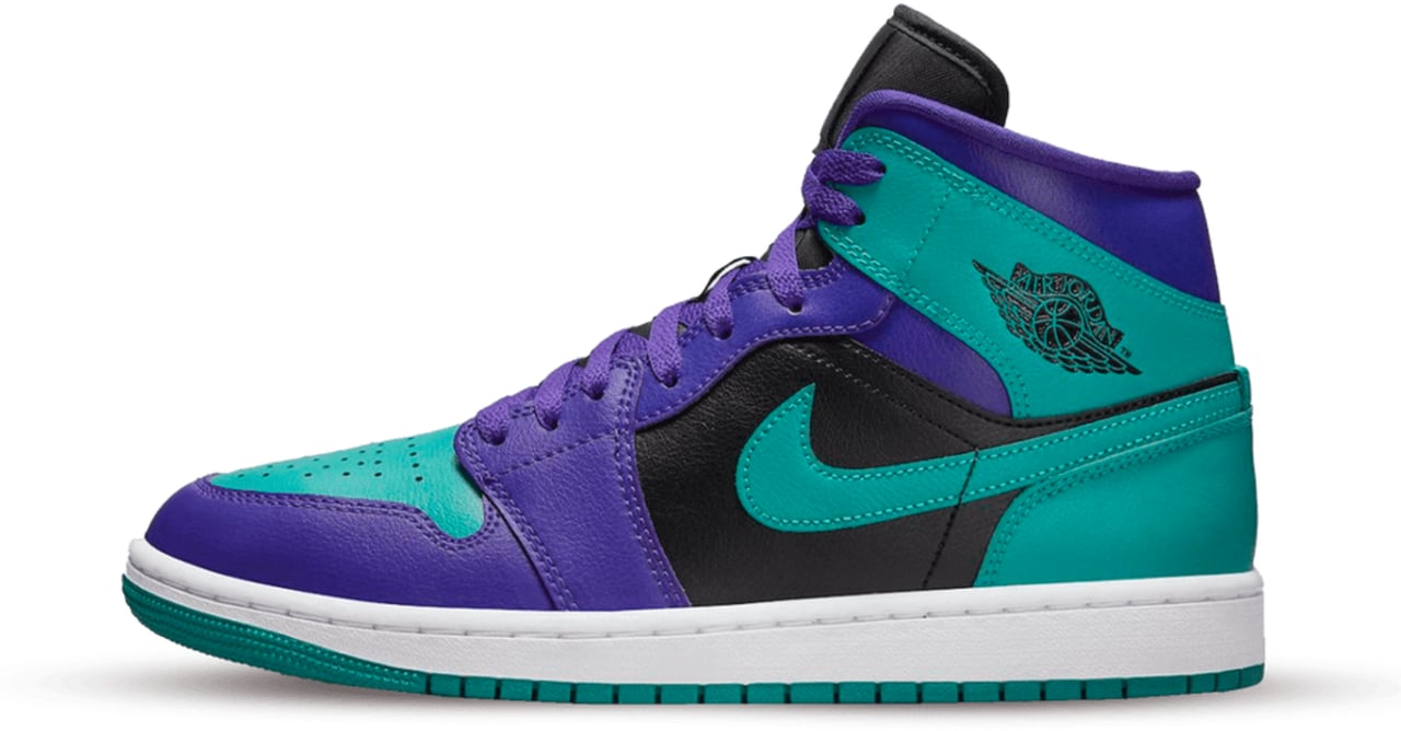 Nike Air Jordan 1 Mid Black Grape (W) Divers