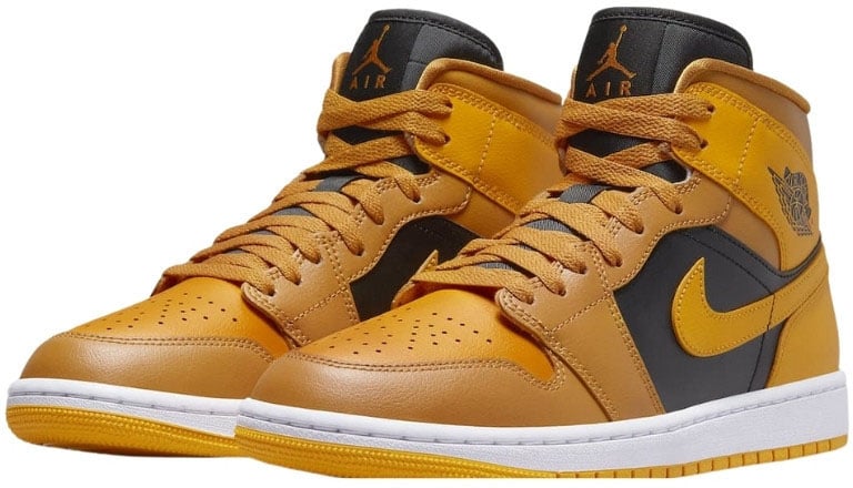 Nike Air Jordan 1 Mid Chutney Taxi Zwart