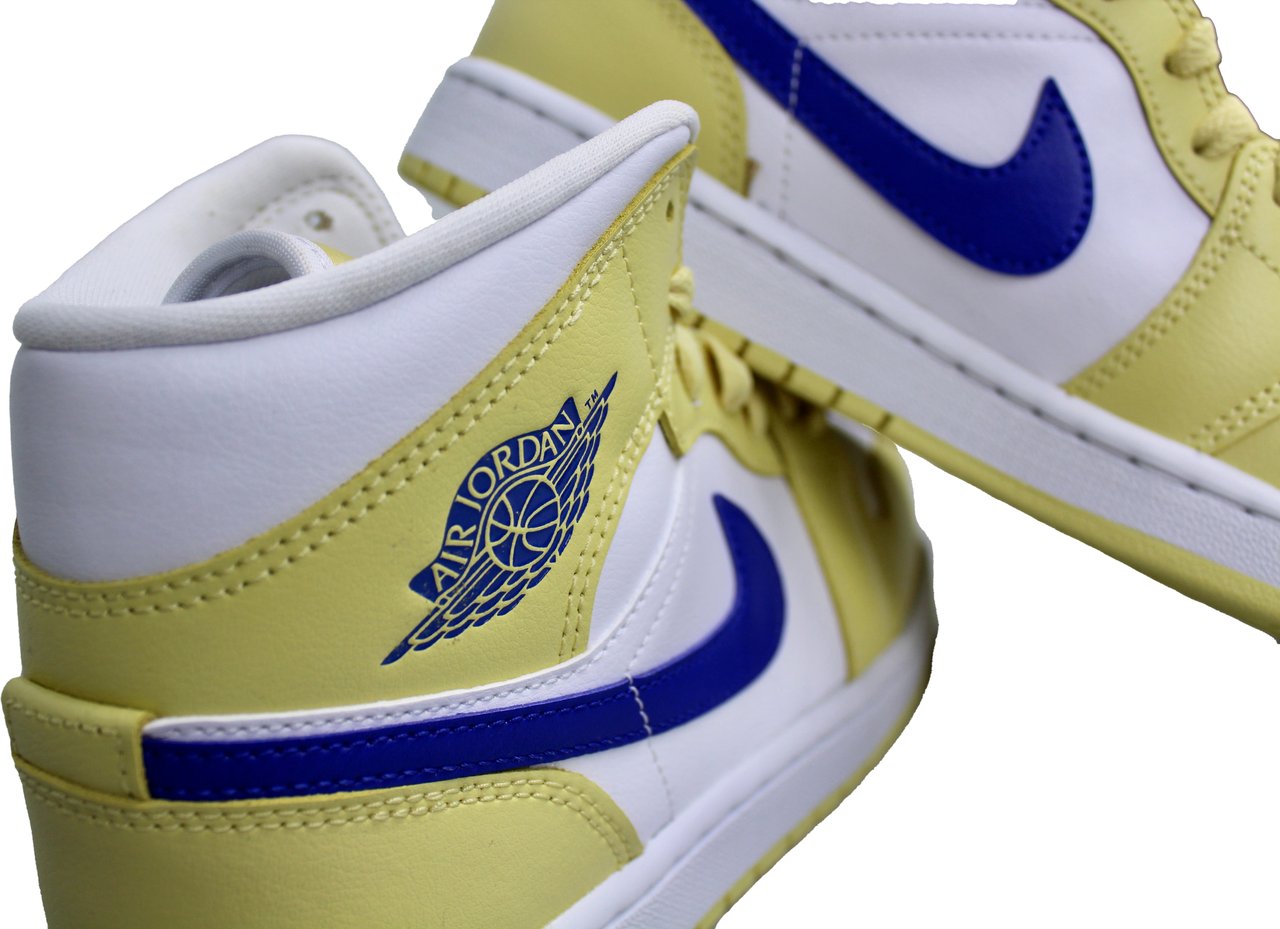 Nike Jordan 1 Mid 'Lemon Wash Lapis' Geel
