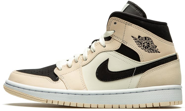 Nike Air Jordan 1 Mid Barely Orange Zwart