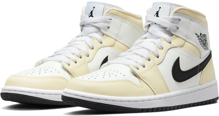 Nike Air Jordan 1 Mid Coconut Milk Wit