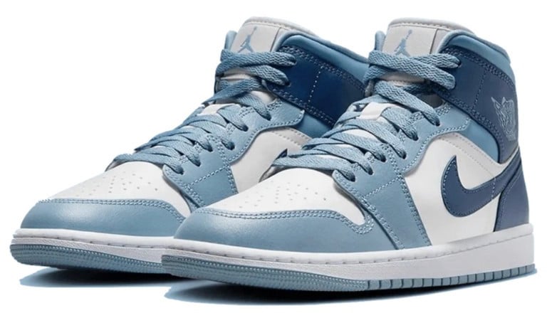 Nike Air Jordan 1 Mid Blue Blauw