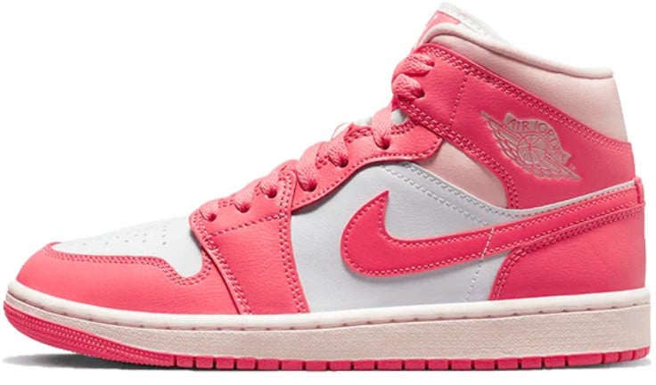 Nike Air Jordan 1 Mid Strawberries And Cream Wit