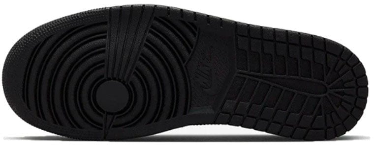 Nike Air Jordan 1 Mid Black Gym Red Zwart