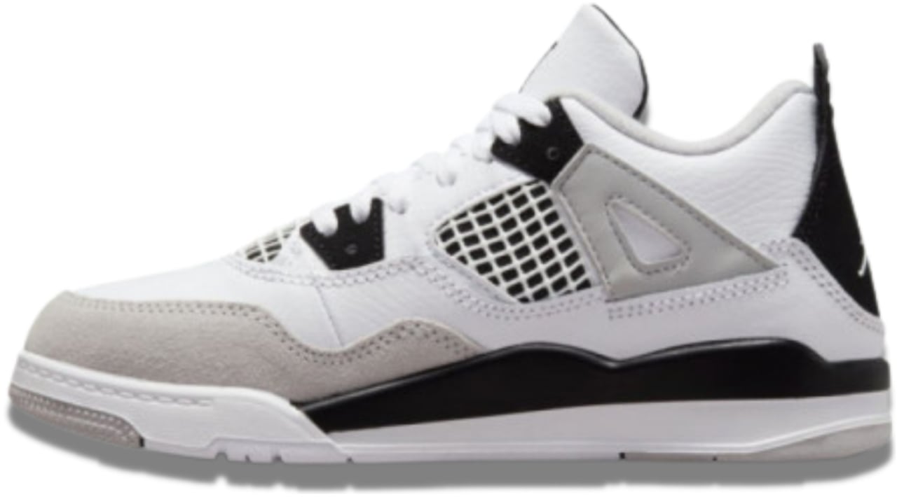 Nike Air Jordan 4 Retro Military Black Enfant et Bébé Zwart