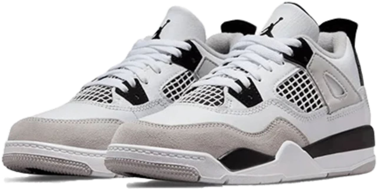 Nike Air Jordan 4 Retro Military Black Enfant et Bébé Wit