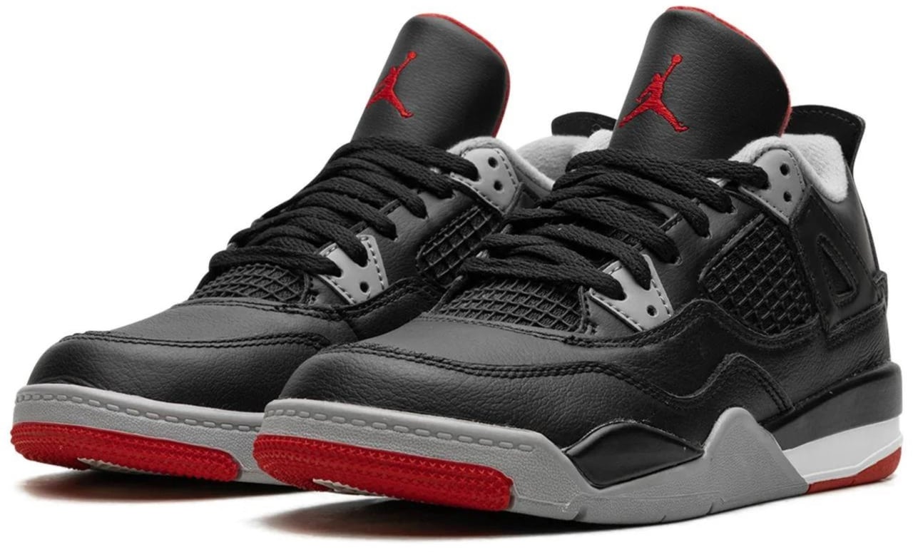 Nike Air Jordan 4 Retro Bred Reimagined Enfant et Bébé Zwart