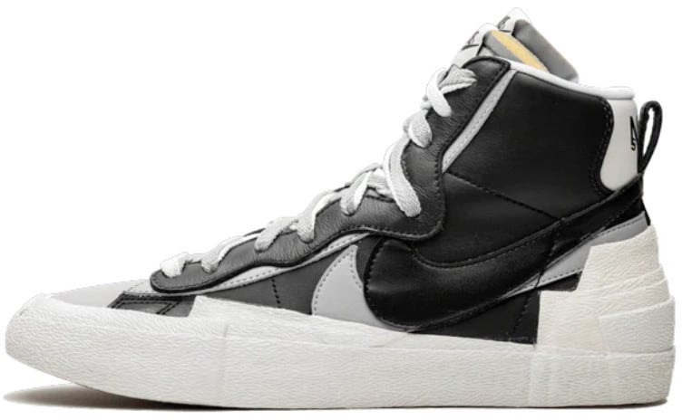 Nike Nike Sacai Blazer High Black Grey Zwart