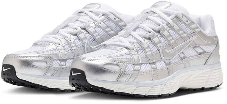 Nike P-6000 White Blue Tint Sail Metallic Silver Wit