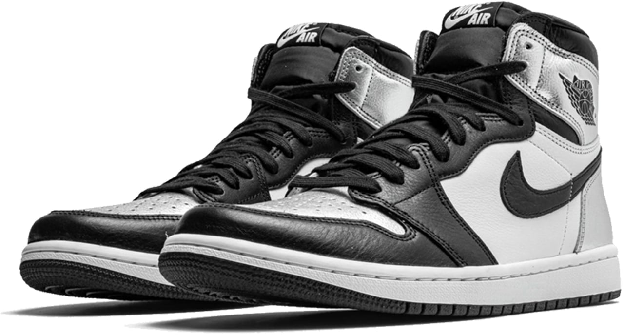 Nike Air Jordan 1 Retro High Silver Toe (W) Divers