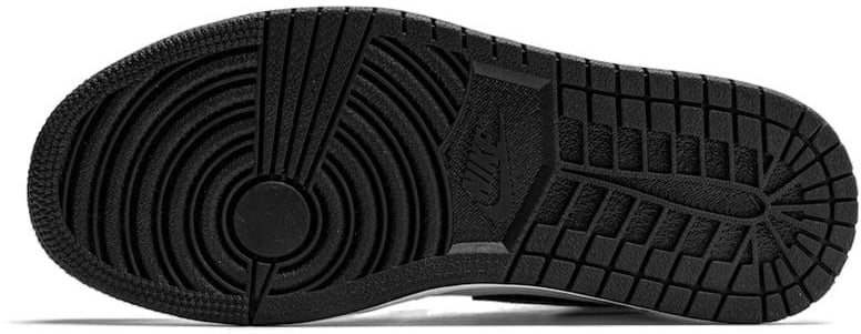 Nike Air Jordan 1 Retro High Silver Toe Zwart