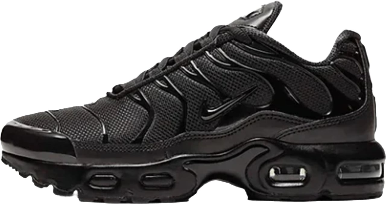 Nike Air Max Plus Triple Black Enfant et Bébé Zwart